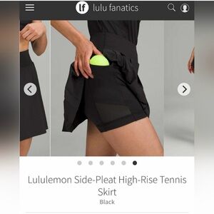 2 Lululemon Tennis Skirts